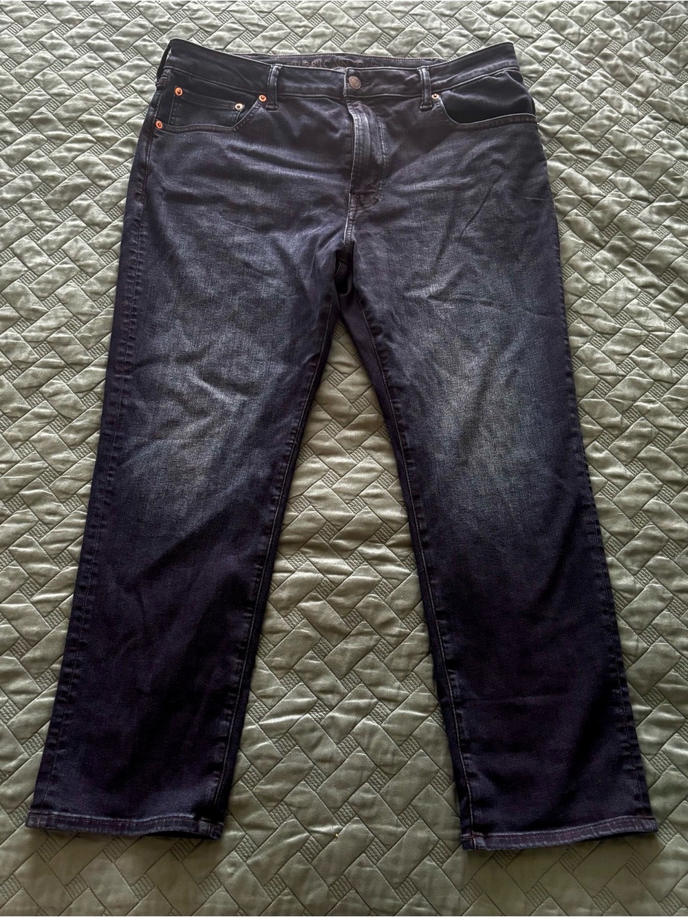 American Eagle Outfitters Airflex Men's Dark Indigo Straight Jeans